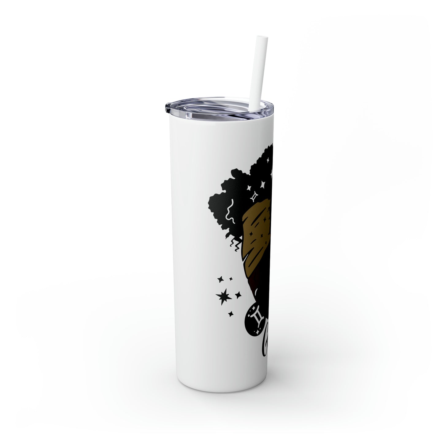 Gemini Zodiac with Straw, 20oz