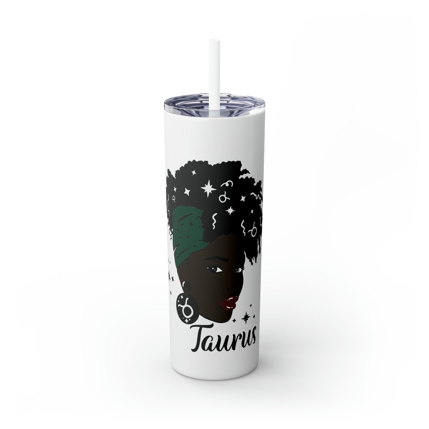 Taurus Zodiac Tumbler with Straw, 20oz