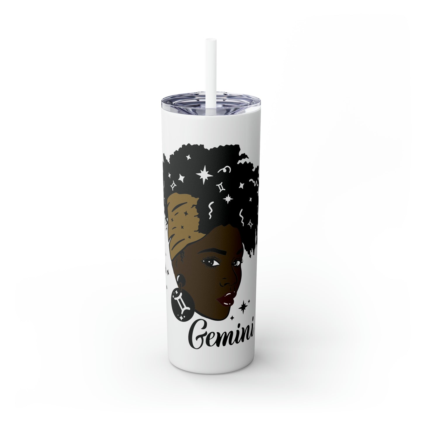 Gemini Zodiac with Straw, 20oz