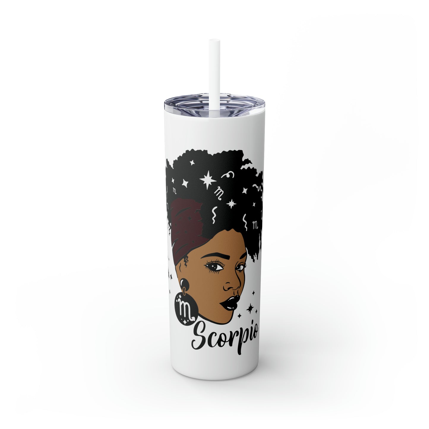 Scorpio Zodiac Tumbler with Straw, 20oz