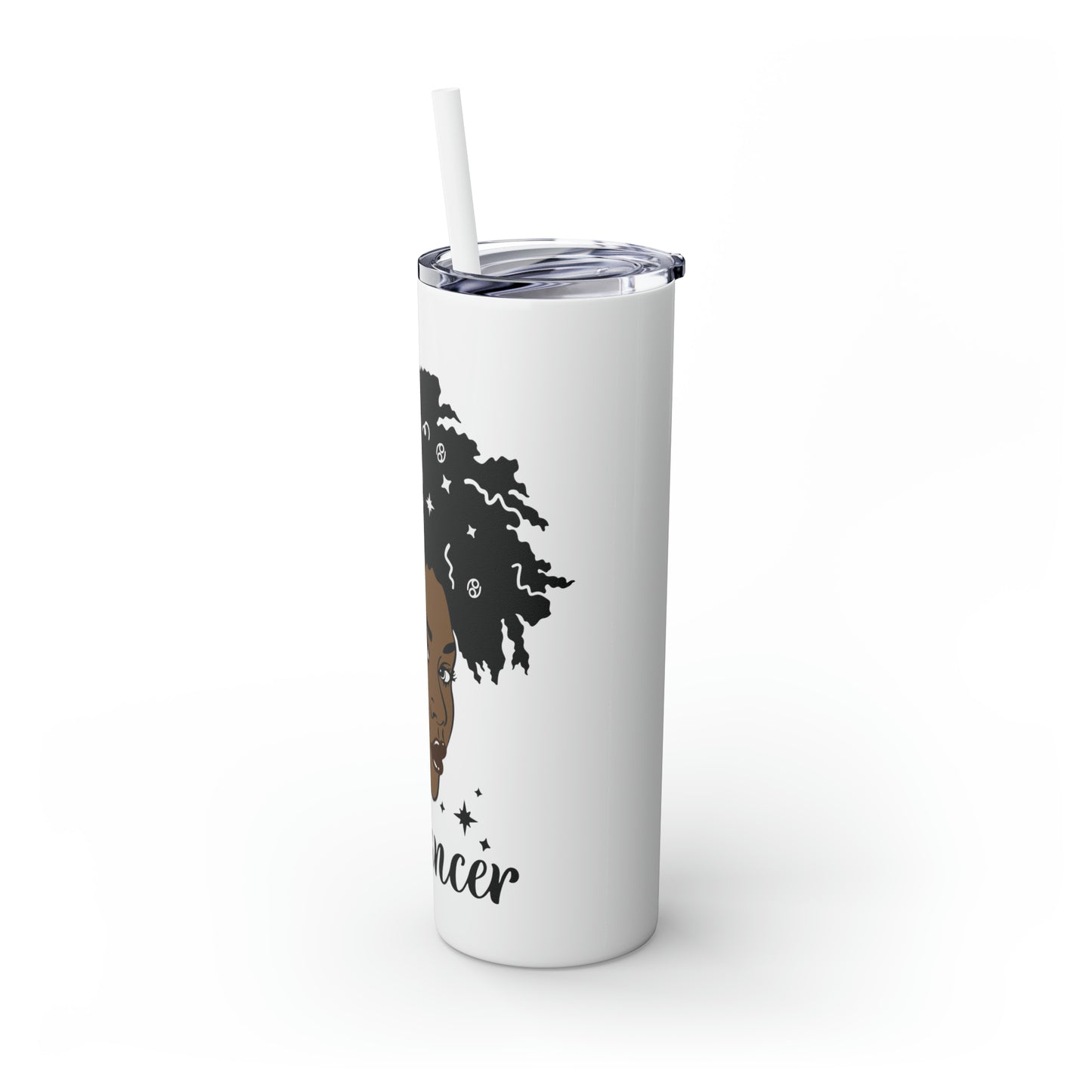 Cancer Zodiac Tumbler with Straw, 20oz